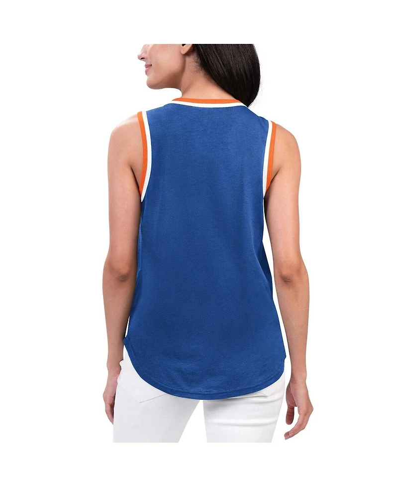 G-iii 4Her by Carl Banks Women's Royal New York Islanders Strategy Tank Top