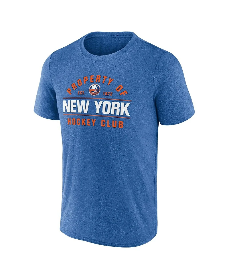 Fanatics Men's Heather Royal New York Islanders Property of T-Shirt