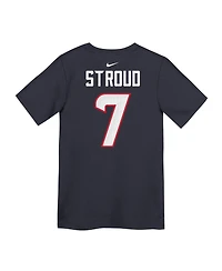 Nike Preschool C.j. Stroud Navy Houston Texans Player Name Number T-Shirt
