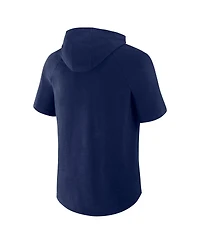 Fanatics Men's Navy Memphis Grizzlies Pass Legend Raglan Hoodie T-Shirt