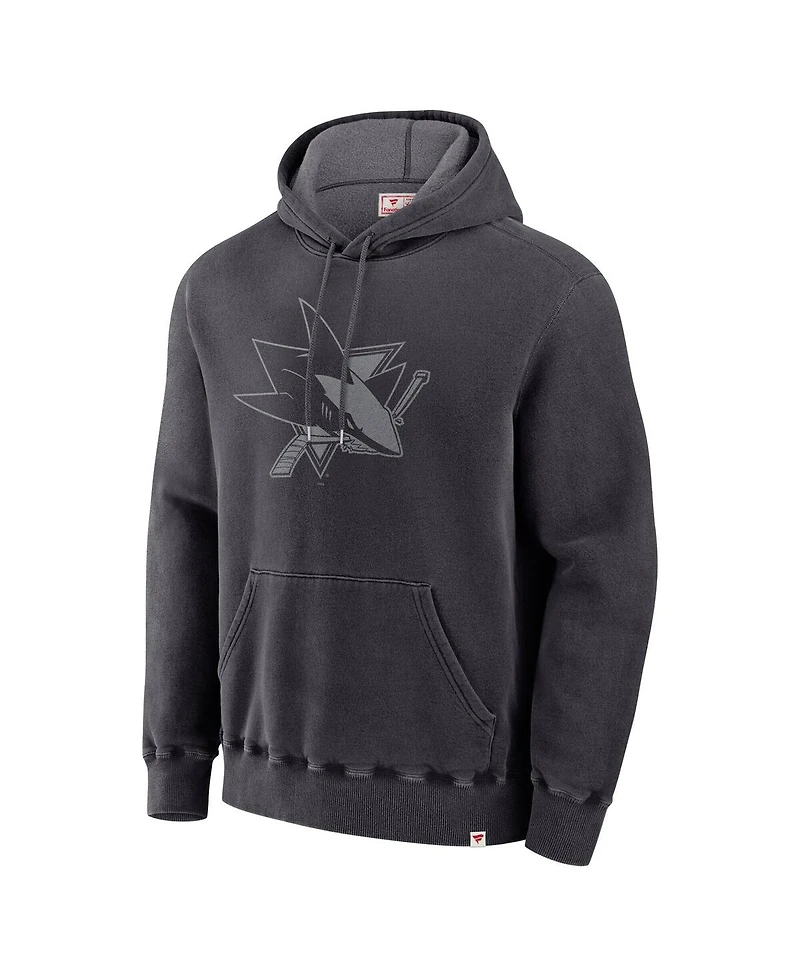 Fanatics Men's Black San Jose Sharks Made Canada Pullover Hoodie