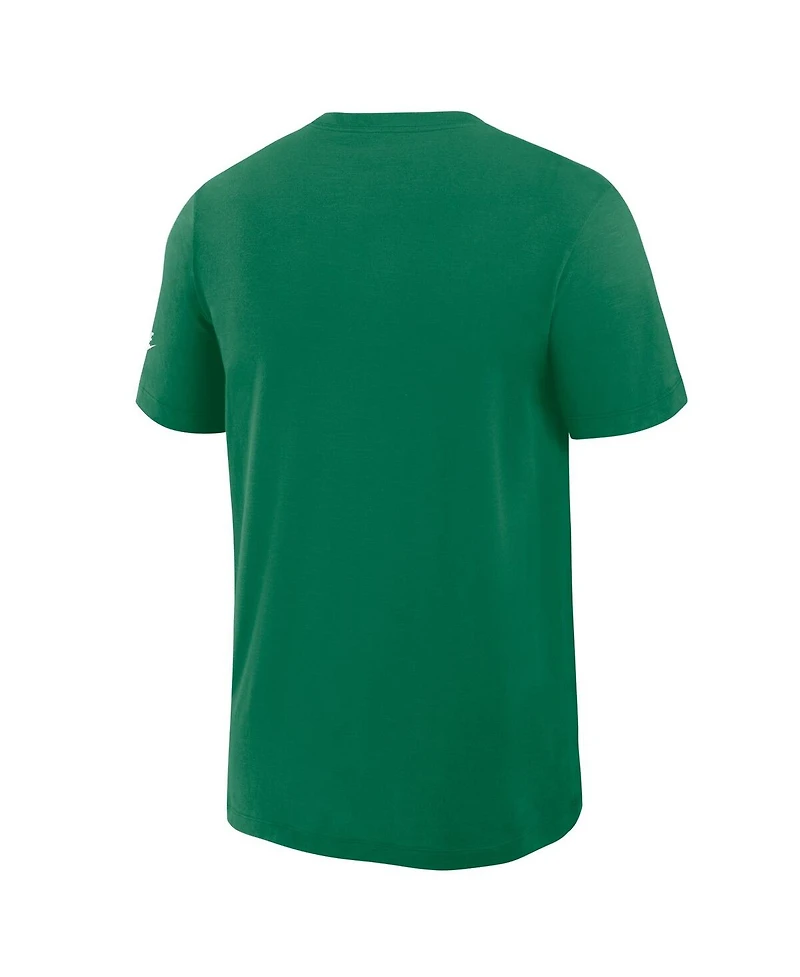Nike Men's Kelly Green Philadelphia Eagles Direct Handoff Rewind Slub Performance T-Shirt