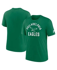 Nike Men's Midnight Green Philadelphia Eagles Favorable Timeline Tri-Blend T-Shirt