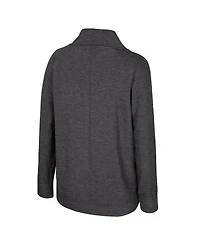 Colosseum Women's Charcoal Michigan Wolverines Dash Cardigan