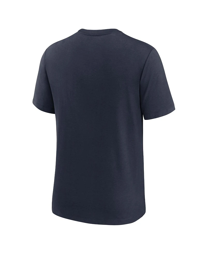 Nike Men's Navy Chicago Bears Favorable Timeline Tri-Blend T-Shirt