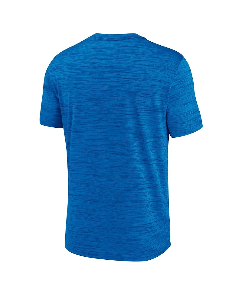 Nike Men's Blue Detroit Lions Big Tall Primetime Reverse Play Velocity Performance T-Shirt