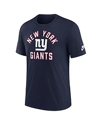 Nike Men's Navy New York Giants Favorable Timeline Tri-Blend T-Shirt