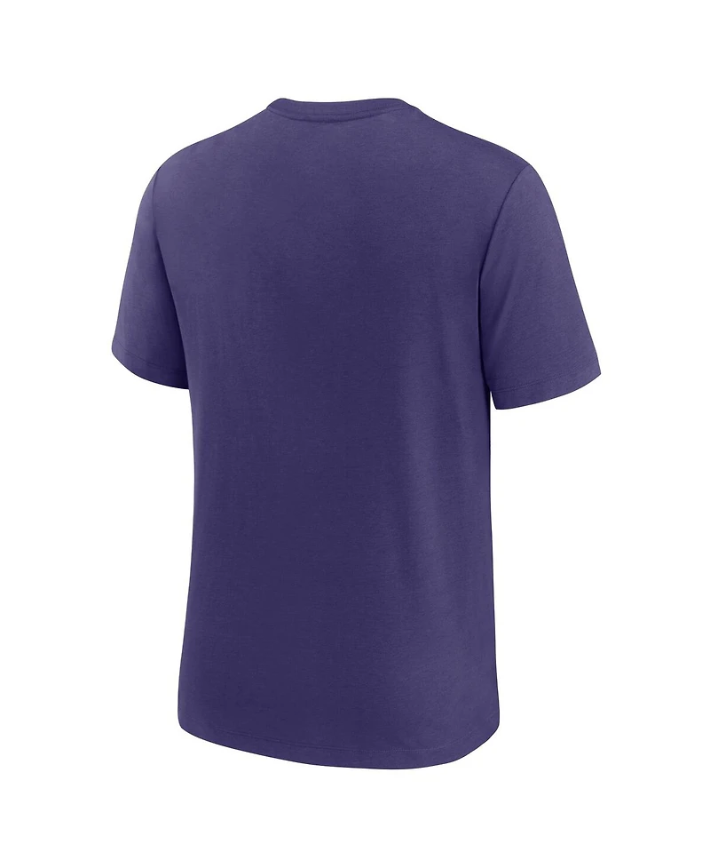 Nike Men's Purple Minnesota Vikings Favorable Timeline Tri-Blend T-Shirt