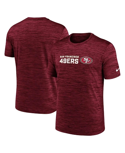 Nike Men's Scarlet San Francisco 49ers Big Tall Primetime Reverse Play Velocity Performance T-Shirt