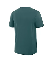 Nike Men's Midnight Green Philadelphia Eagles Left End Run Slub Performance T-Shirt