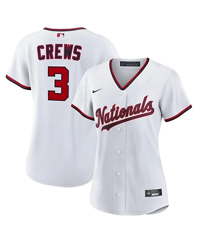 Nike Women's Dylan Crews White Washington Nationals Home Replica Jersey