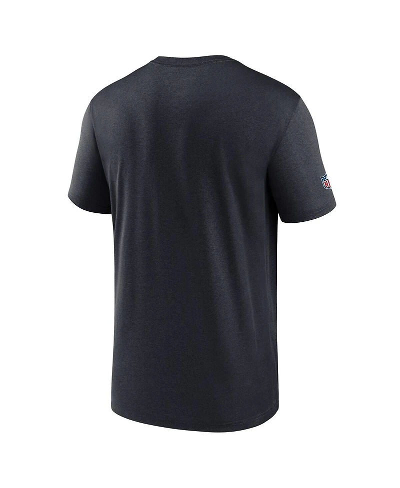 Nike Men's Navy Houston Texans Sideline Alt Pack Small Logo Legend Performance T-Shirt