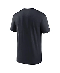 Nike Men's Navy Houston Texans Sideline Alt Pack Small Logo Legend Performance T-Shirt