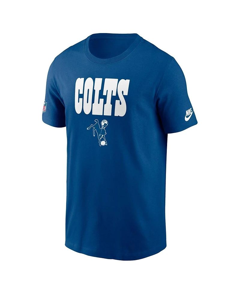 Nike Men's Royal Indianapolis Colts Alt Pack Onside Conversion Performance T-Shirt