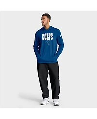 Nike Men's Royal Indianapolis Colts Alt Pack Pass Accuracy Performance Long Sleeve Hoodie T-Shirt