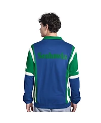Starter Men's Royal Seattle Seahawks Contender Vintage Logo Full-Zip Track Jacket