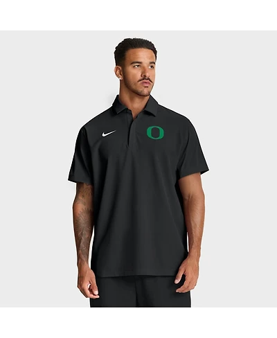 Nike Men's Black Oregon Ducks 2025 Coaches Sideline Polo Shirt