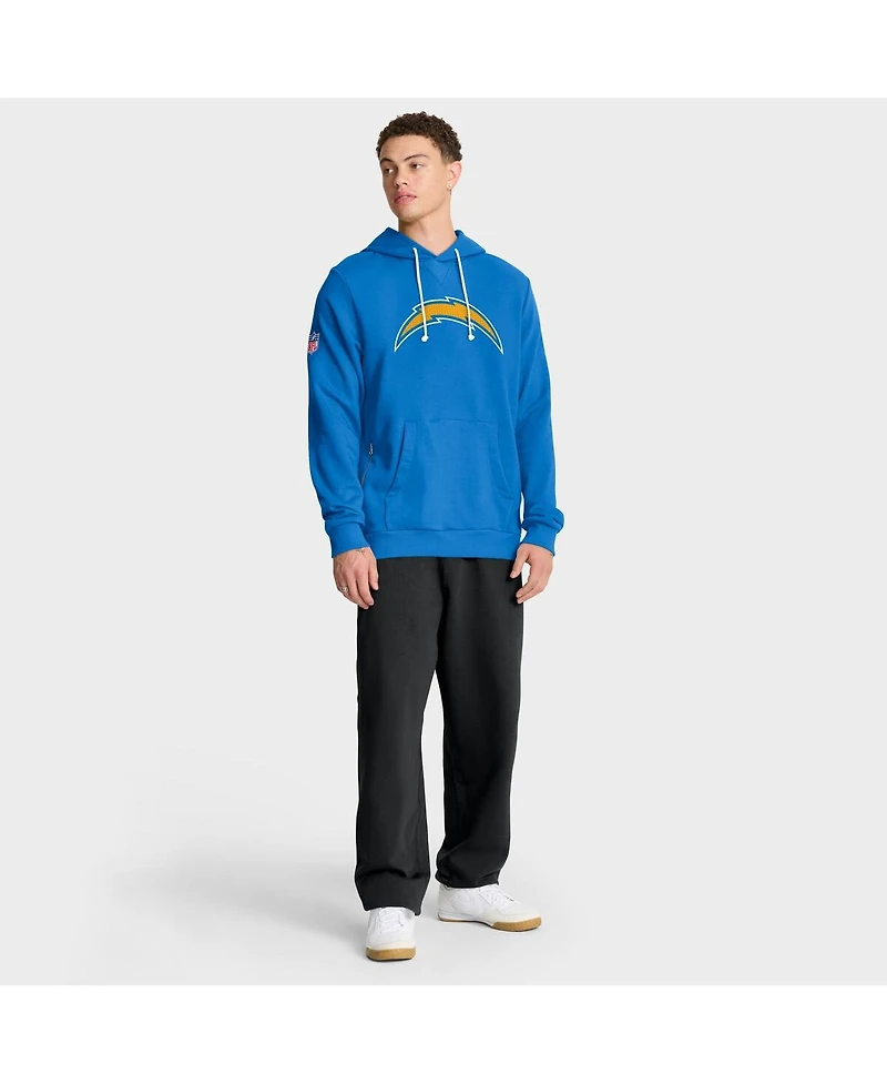 Nike Men's Powder Blue Los Angeles Chargers Sideline Initial Home Performance Pullover Hoodie