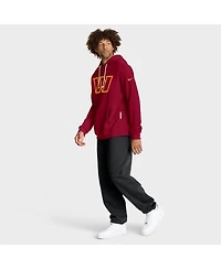 Nike Men's Burgundy Washington Commanders Sideline Initial Home Performance Pullover Hoodie