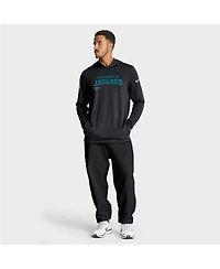 Nike Men's Black Jacksonville Jaguars Sideline Pure Fury Performance Long Sleeve Hoodie T-Shirt