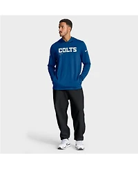 Nike Men's Royal Indianapolis Colts Sideline Pure Fury Performance Long Sleeve Hoodie T-Shirt