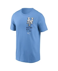 Nike Men's Light Blue New York Mets Record Shattered T-Shirt