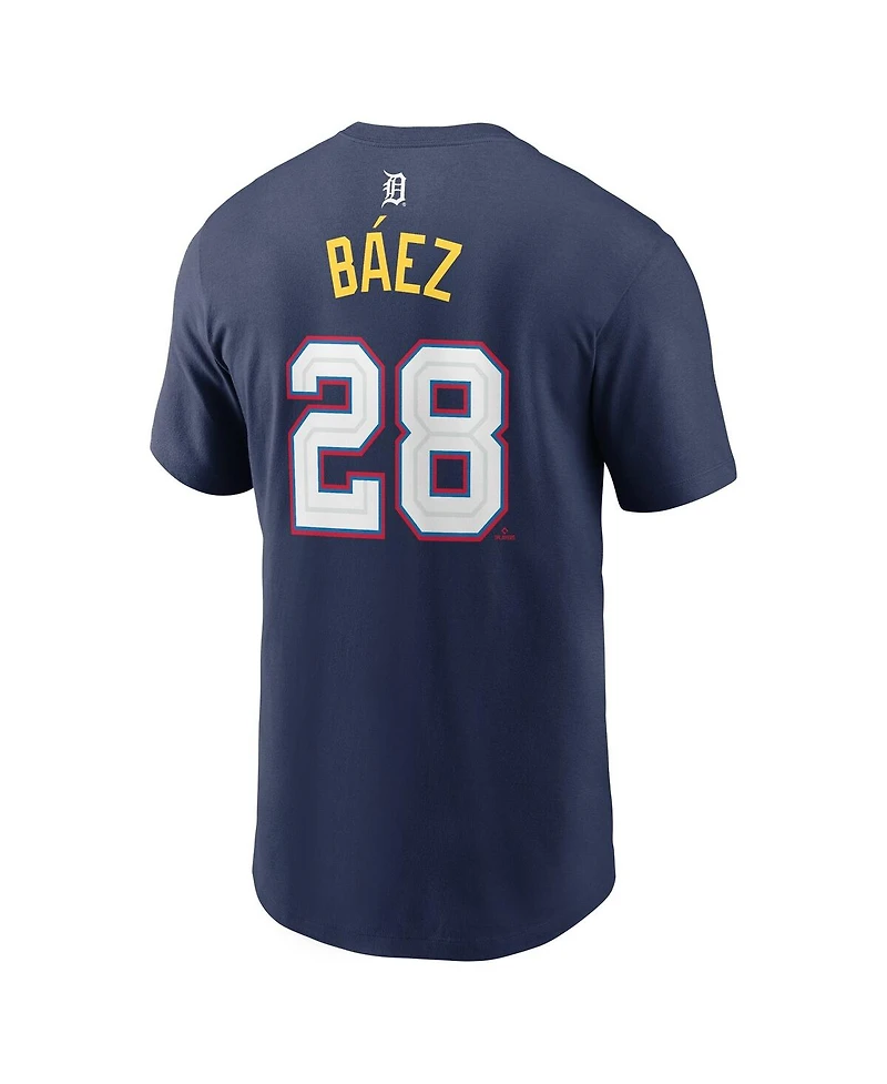 Nike Men's Javier Baez Navy American League 2025 All-Star Edition Name Number T-Shirt