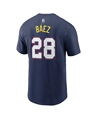 Nike Men's Javier Baez Navy American League 2025 All-Star Edition Name Number T-Shirt