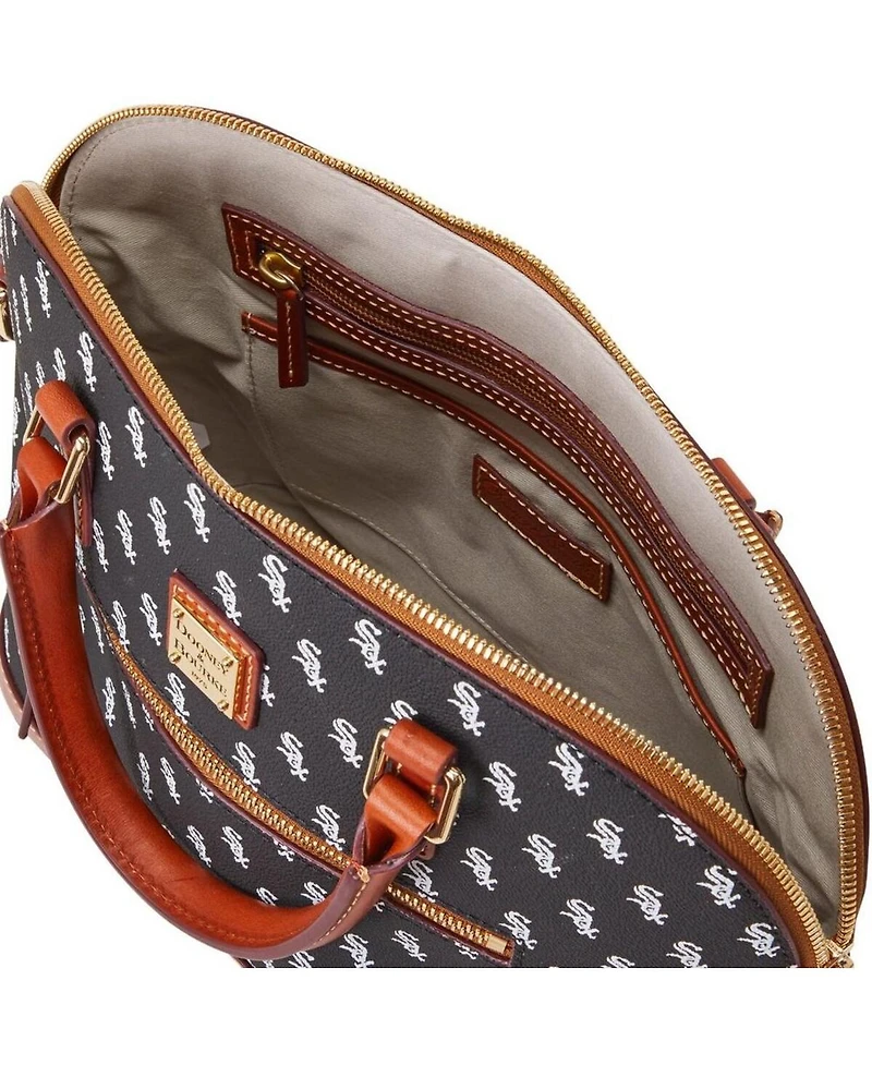 Dooney & Bourke Chicago White Sox Signature Domed Zip Satchel Purse