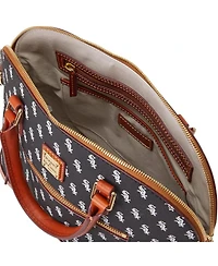 Dooney & Bourke Chicago White Sox Signature Domed Zip Satchel Purse