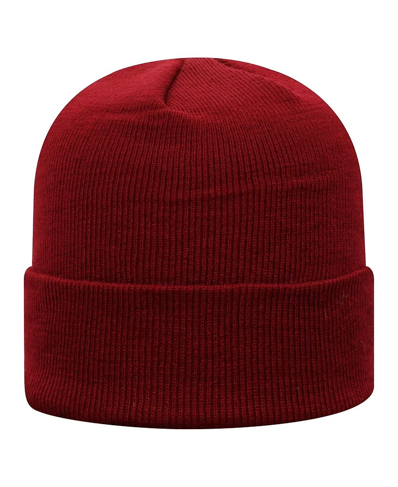 Top of the World Men's Garnet Florida State Seminoles Logo Cuffed Knit Hat