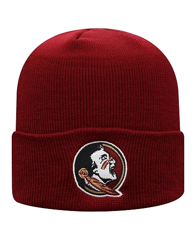 Top of the World Men's Garnet Florida State Seminoles Logo Cuffed Knit Hat