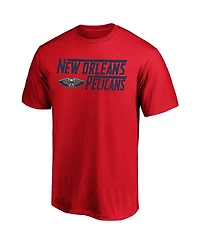 Fanatics Men's 2-Piece Red/Navy New Orleans Pelicans T-Shirt and Shorts Combo Pack