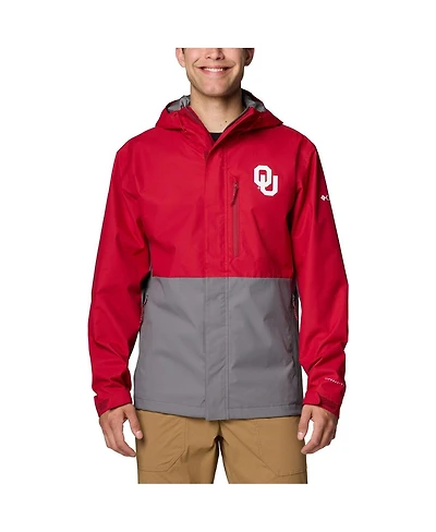 Columbia Men's Crimson Oklahoma Sooners Field Bound Omni-Tech Full-Zip Jacket