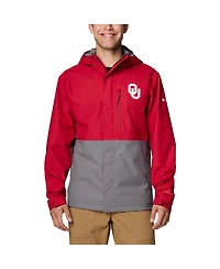 Columbia Men's Crimson Oklahoma Sooners Field Bound Omni-Tech Full-Zip Jacket
