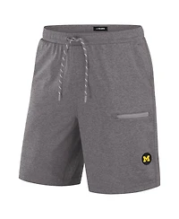 J. Palmer Men's Graphite Michigan Wolverines Home Game Shorts