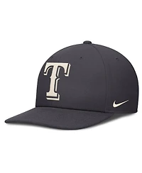 Nike Men's Anthracite Texas Rangers Statement Pro Snapback Hat