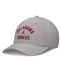 Jordan Men's Gray Oklahoma Sooners Rise Prep Performance Flex Hat