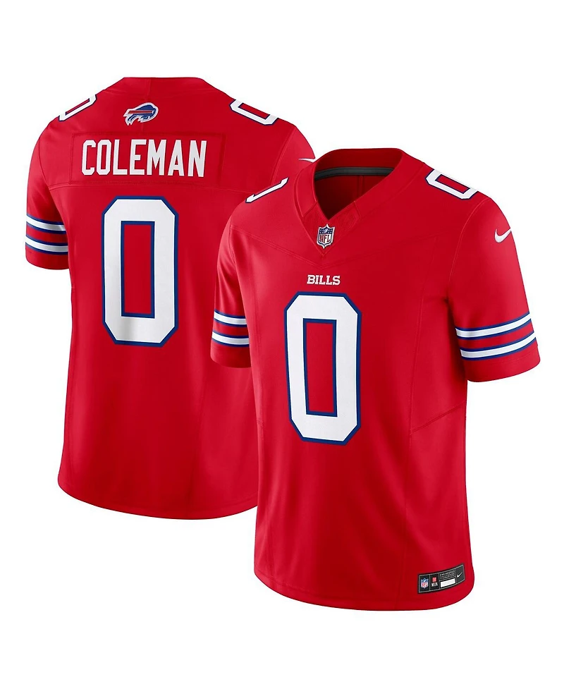 Nike Men's Keon Coleman Red Buffalo Bills Alternate Vapor F.u.s.e. Limited Jersey