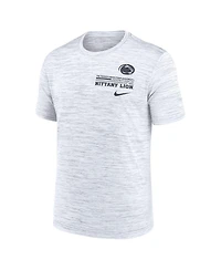 Nike Men's White Penn State Nittany Lions Velocity Stacked Performance T-Shirt