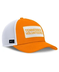 Nike Men's Tennessee Orange/White Tennessee Volunteers 2025 On-Field Rise Patch Trucker Adjustable Hat
