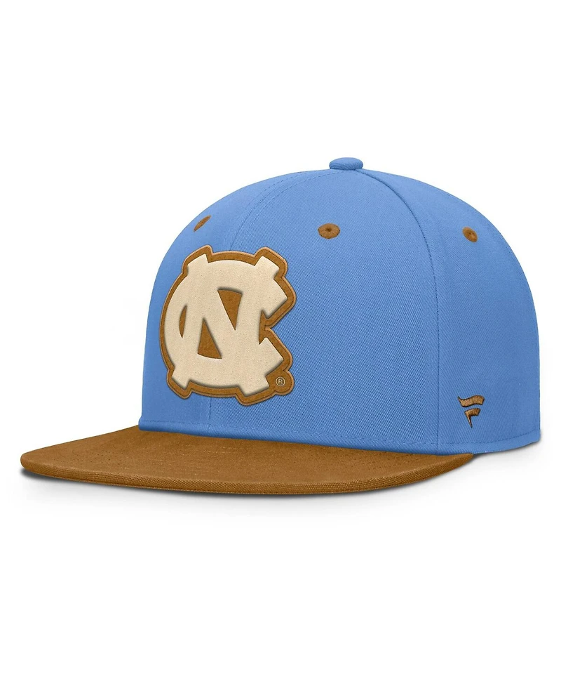 Fanatics Men's Carolina Blue/Brown North Tar Heels Noboa Fitted Hat
