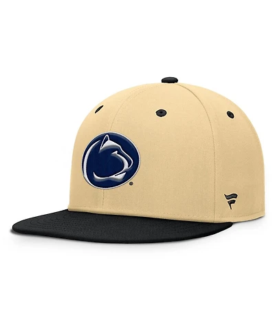 Fanatics Men's Khaki/Black Penn State Nittany Lions Balance Fitted Hat