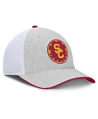 Fanatics Men's Heather Gray/White Usc Trojans Trigger Flex Hat