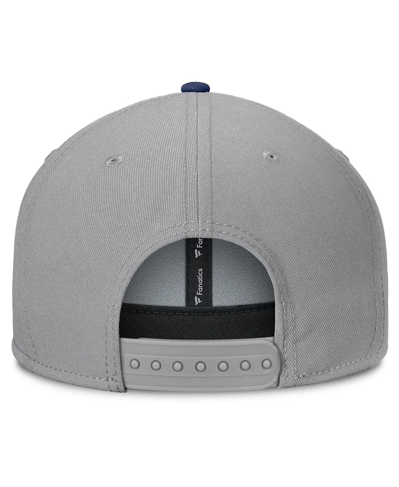 Fanatics Men's Gray Michigan Wolverines Duo Snapback Hat