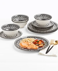 Haven Marquesa 12 Pc. Dinnerware Set, Service for 4