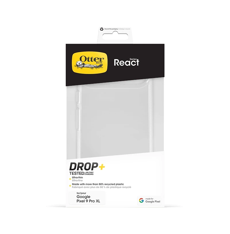 OtterBox React Case for Google Pixel 9 Pro Xl-Clear