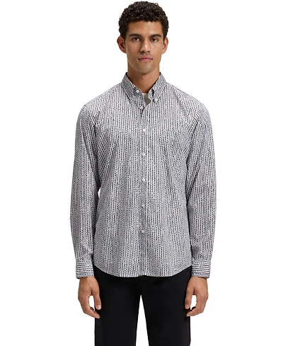 Boss by Hugo Men's Cotton Poplin Regular-Fit Shirt