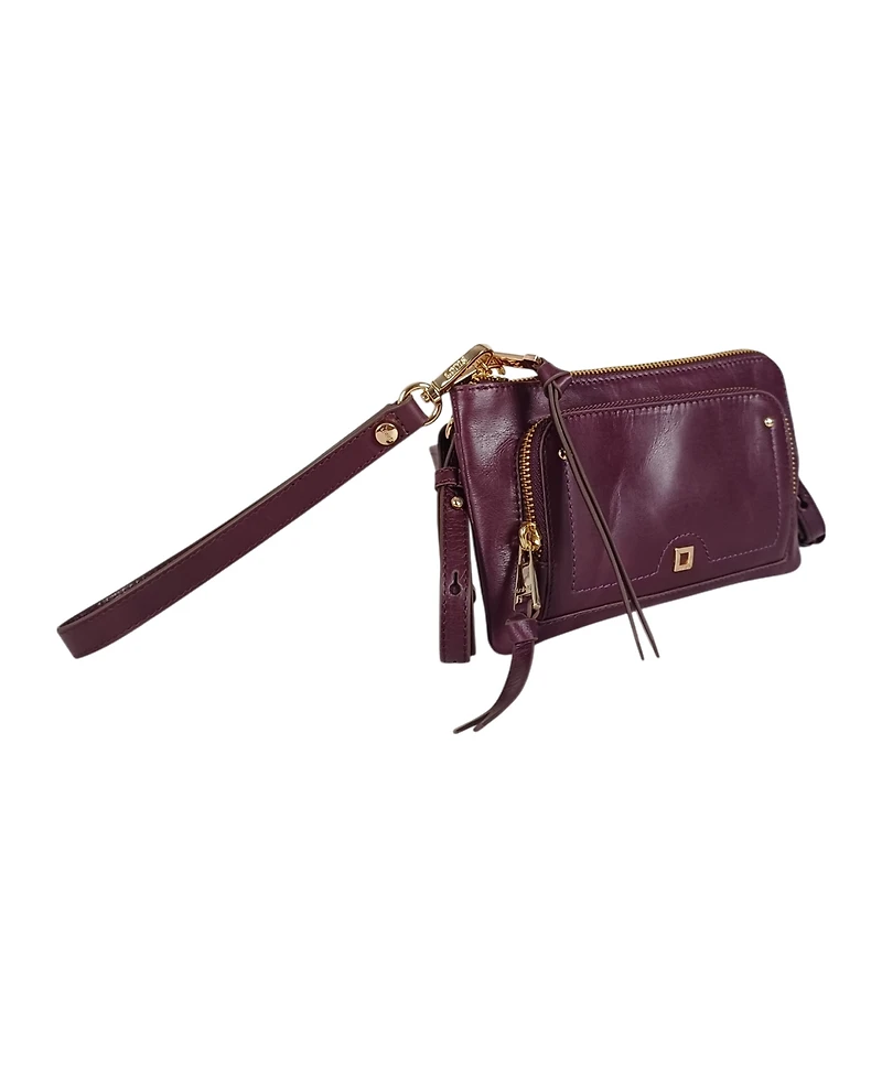 Lodis Glace Zip Around Wristlet