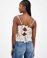 And Now This Women's Lace-Trim Tie-Back Tank, Macy's Exclusive
